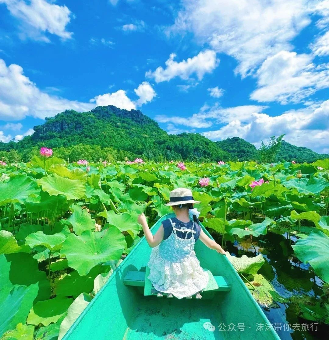 云南普者黑水乡田园的童趣时光