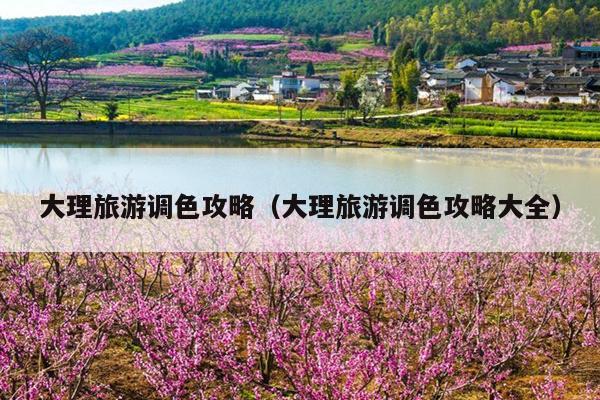 大理旅游调色攻略（大理旅游调色攻略大全）