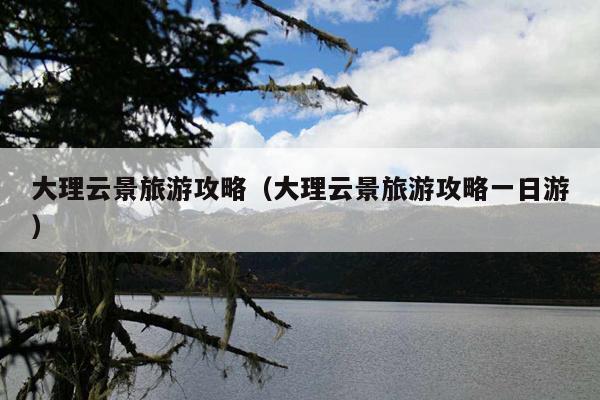 大理云景旅游攻略（大理云景旅游攻略一日游）